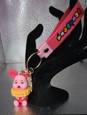 Piglet Keychain Wrist Strap